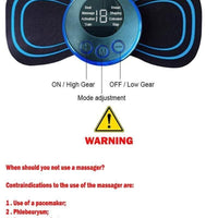 Mini Massager with 8 Modes and 19 Strength Levels,Rechargeable Electric Massager for Shoulder,Arms,Legs,Back Pain for Men and Women