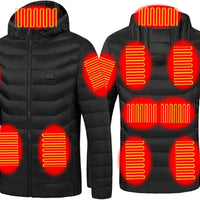 21 Areas Smart Switch USB Electric Heated Jacket Men's Women's