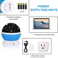 Star Moon Night Light