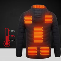 21 Areas Smart Switch USB Electric Heated Jacket Men's Women's