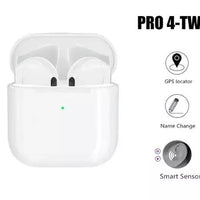 APPLE Pro 4 Earbuds-Bluetooth Headset (Multicolour, True Wireless)IOS/ANDROID
