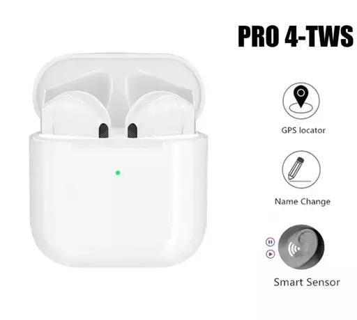 APPLE Pro 4 Earbuds-Bluetooth Headset (Multicolour, True Wireless)IOS/ANDROID