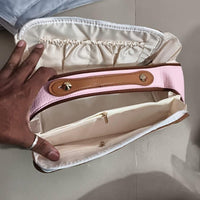 Double Zipper Cosmetics Bag