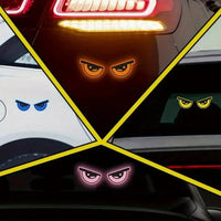 2 Pieces Monster Eyes Car Reflective Stickers Pack of 1