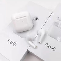 APPLE Pro 4 Earbuds-Bluetooth Headset (Multicolour, True Wireless)IOS/ANDROID