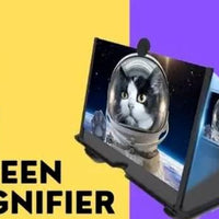 Portable 12X View F3 Screen Expander 3D Magnifier for Mobiles and Watching Movies Screen Expanders & Magnifiers