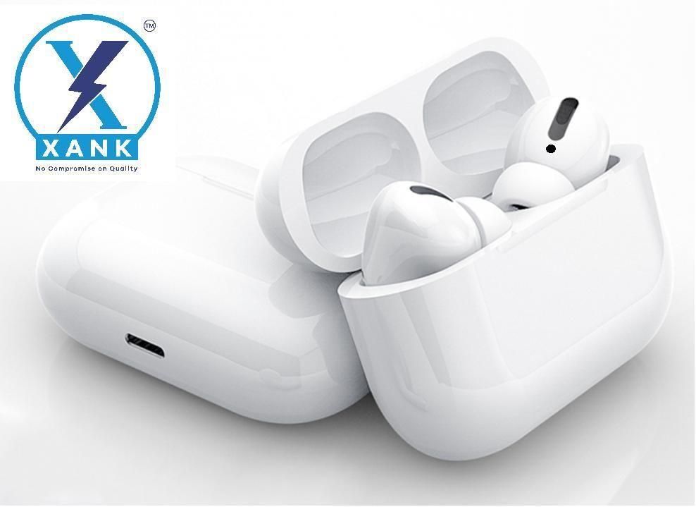 BOAT XANK Air-pods Pro with Wireless Charging Case with Sensor Enabled Bluetooth Headset (White, True Wireless)
