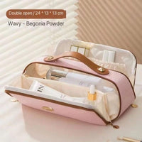 Double Zipper Cosmetics Bag