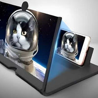Portable 12X View F3 Screen Expander 3D Magnifier for Mobiles and Watching Movies Screen Expanders & Magnifiers