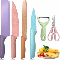 6 Pieces Kitchen Knife Set